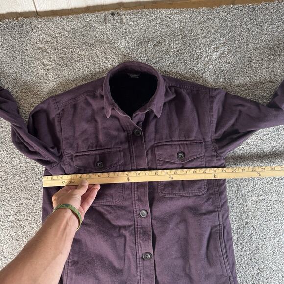 Eddie Bauer Shacket XS Sherpa Lined Outdoors Gorpcore Mountain Rustic Cabincore - Picture 5 of 16